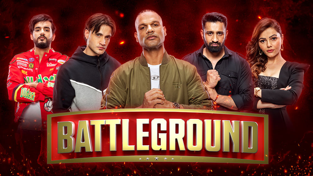 Promotional graphic for Battleground Season 1 reality show