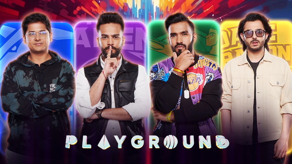 Title card graphic for Playground Season 3 reality gaming show